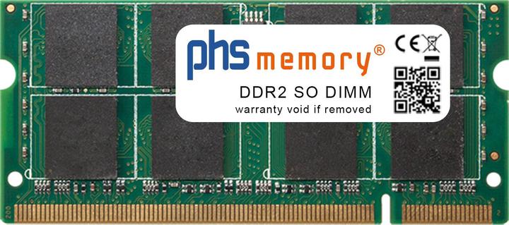 Image du produit PHS-memory 2Go de mémoire RAM pour Asus Eee PC 4G 701 DDR2 SO DIMM (Asus Eee PC 4G 701, 1 x 2GB)