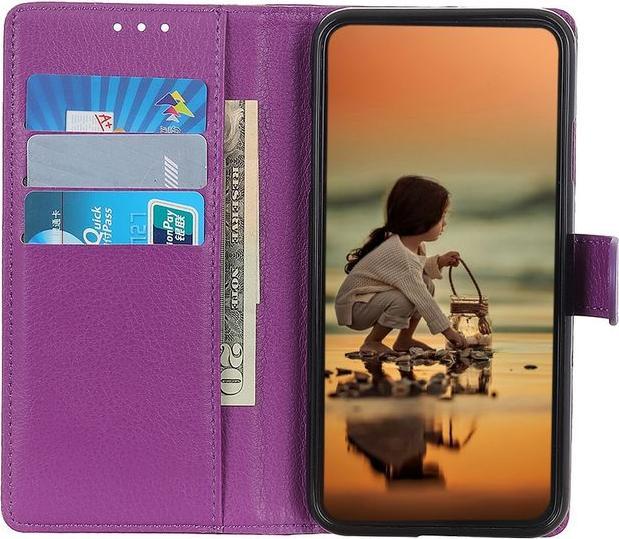 Actual product image MU Classic Litchi Leather Bookcover Series (Samsung Galaxy A13 5G, Samsung Galaxy A04S)