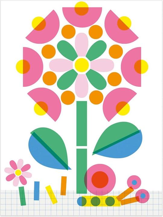 Actual product image Djeco Painting stencils stamping
