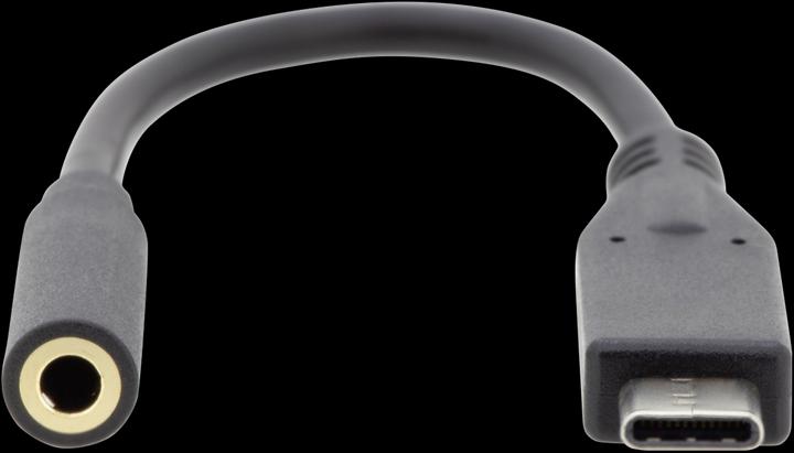 Actual product image Digitus USB C – 3.5 mm Buchse Audio Adapter (0.20 m, USB)