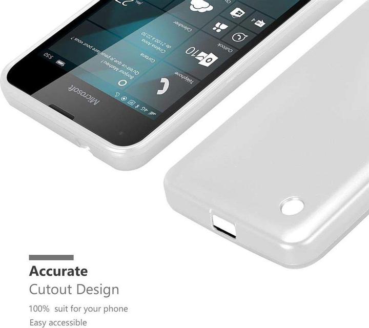 Actual product image Cadorabo TPU Matt Metallic Cover (Microsoft Lumia 550)