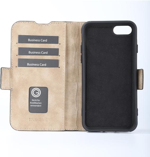 Produktbild Mike Galeli Book-Cover Echtleder (Apple iPhone 16e)