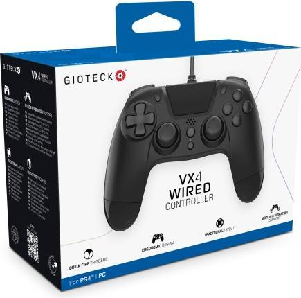 Produktbild Gioteck VX4 Black Gamepad Analogue / Digital PlayStation 4 (PS4)