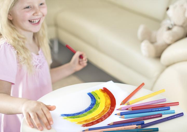 Actual product image Faber-Castell jumbo grip (Multicoloured, 12 x)