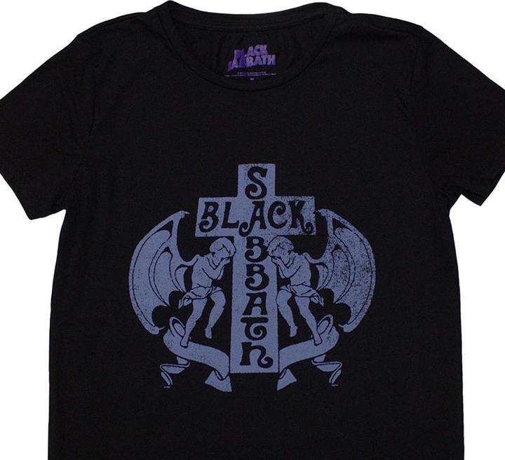 Actual product image Black Sabbath Womens/Ladies Angels T-Shirt (S)