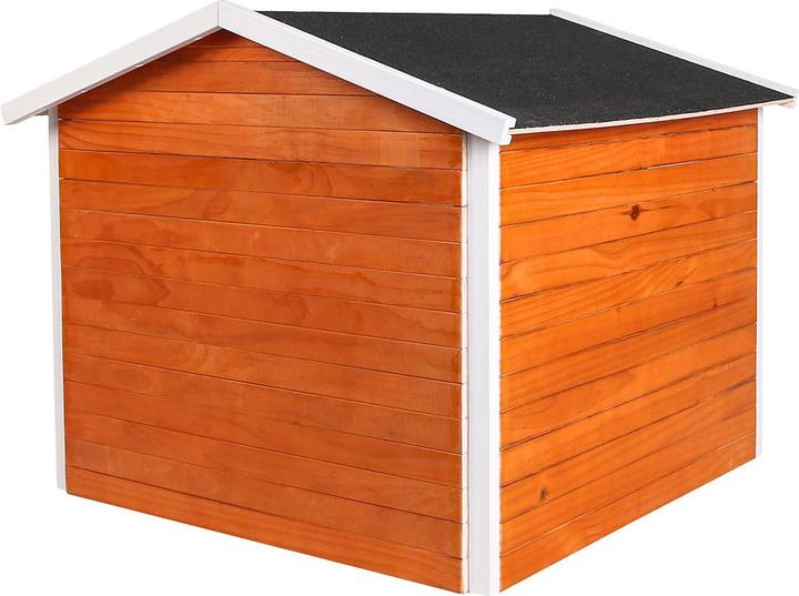 Produktbild Wiltec Garage Mähroboter Rasenroboter Holz Gartenhaus Carport Ladestation UV Schutz (Mähroboter, Mähroboter Garage)