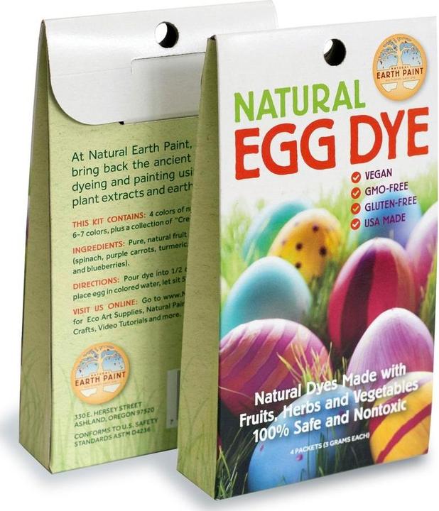 Natural Earth Paint Natürliche Eierfarbe aus Obst, Gemüse und Blumenextrakten