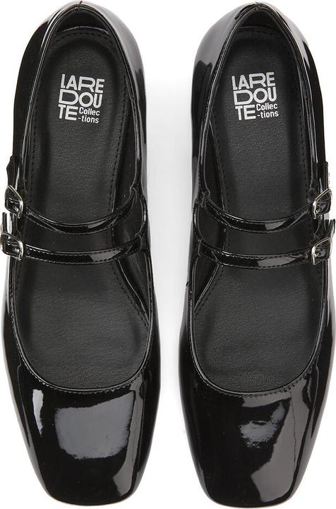 Actual product image La Redoute Collections Strappy ballerinas with a small heel (40)
