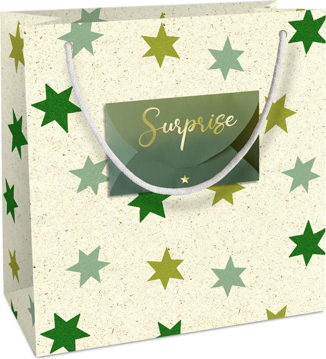 Immagine prodotto Zishka Tote Bag Natale Carta Erba Islanda Foresta con Busta (Borsa da regalo, 1 x)