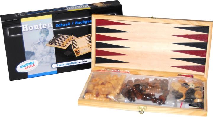 Actual product image Weible Chess - Checkers - Backgammon