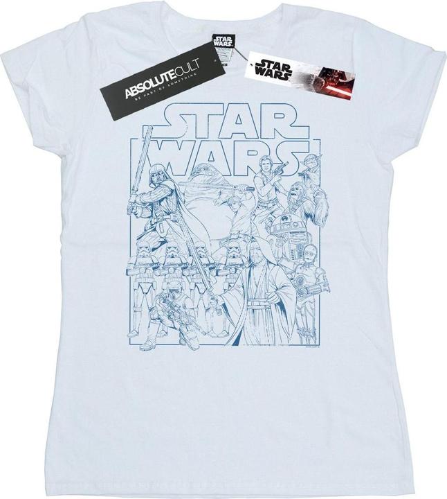 Produktbild Star Wars Outlined Sketch TShirt (XL)