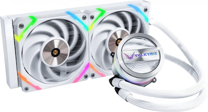 Produktbild Valkyrie Chłodzenie wodne Dragonfang 240 ARGB Białe