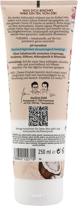 Immagine prodotto Jean & Len Doccia ricca di crema e olio (250 ml)