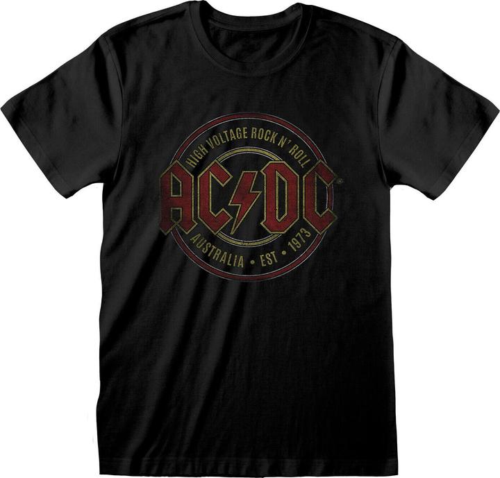 Actual product image AC/DC Unisex Adult Est. 1973 T-Shirt (XL)