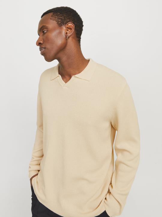 Actual product image Jack & Jones Jprwason Knit Split Neck Styd Aw24 (S)