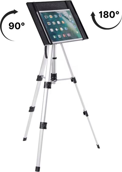 Immagine prodotto Hermex Projektorständer Beamerhalterung Teleskopstativ Laptopständer (Supporto per pavimento)