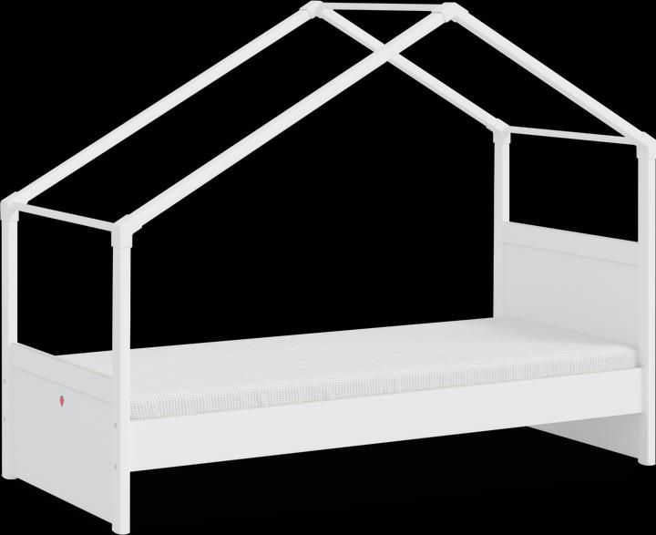 Produktbild Cilek Hausbett Montes White mit Seitendach (90 x 200 cm)