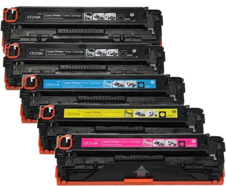 Actual product image Hermex Compatible Canon I-Sensys MF623Cn Toner Cartridges (M, FC, C, Y)