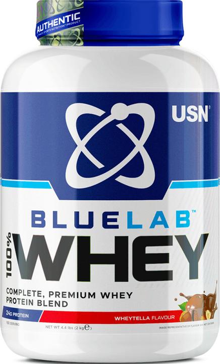 Actual product image USN Blue Lab 100% Whey Protein (Wheytella, 1 pcs., 2000 g)