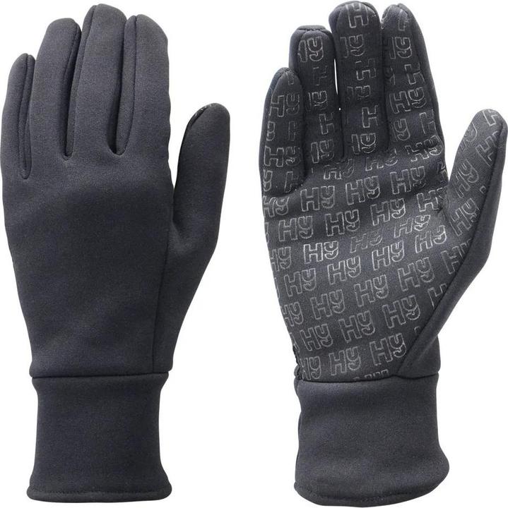 Actual product image Hy Unisex Adult Gripped Fleece Gloves (XS)