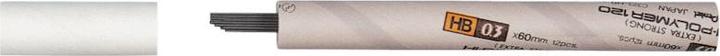 Image du produit Pentel Mines de crayon Hi-Polymer 120 (Recharger, Noir, 0.30 mm)