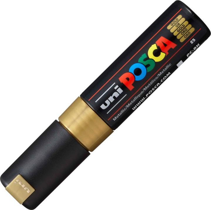 Produktbild Posca Marker PC-8K Keilspitze (Gold, 8 mm, 1 x)