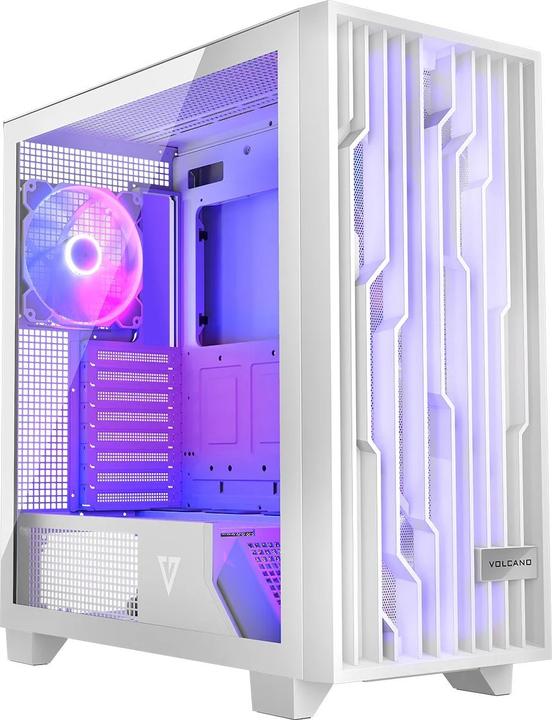 Actual product image Modecom Volcano Perun Apex ARGB biała (mATX, Mini-ITX, ATX, E-ATX)
