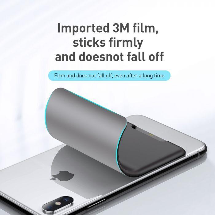 Produktbild Baseus back stick silicone card bag French grey (Universal)