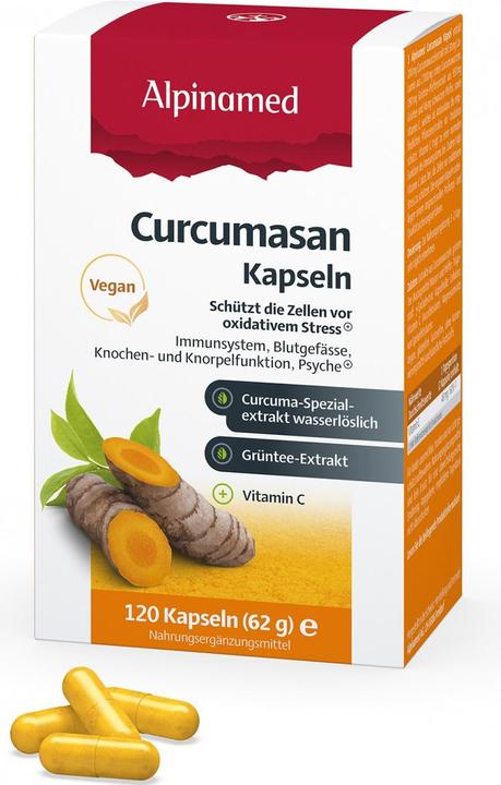 Produktbild Alpinamed Curcumasan Kapseln (120 Stück, Kapseln, 100 g)