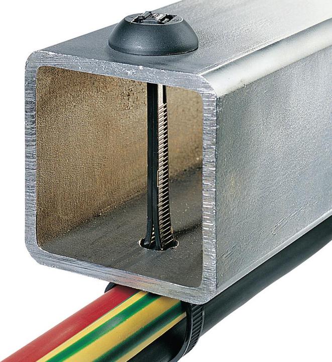 Produktbild HellermannTyton Kabelbinder schwarz 375 mm x 7.6 mm 250 Stück (Kunststoffkabelbinder, 375 mm, 250 Stk.)