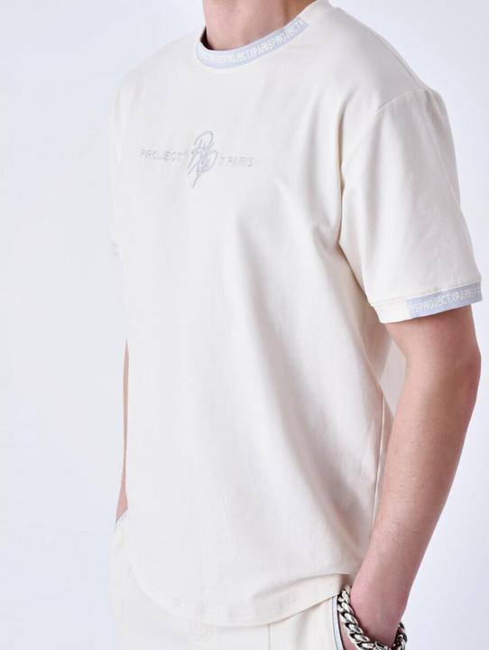 Immagine prodotto Project X Paris T-shirt con banda logo a contrasto (L)