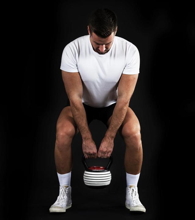 Actual product image Gladiatorfit Adjustable kettlebell