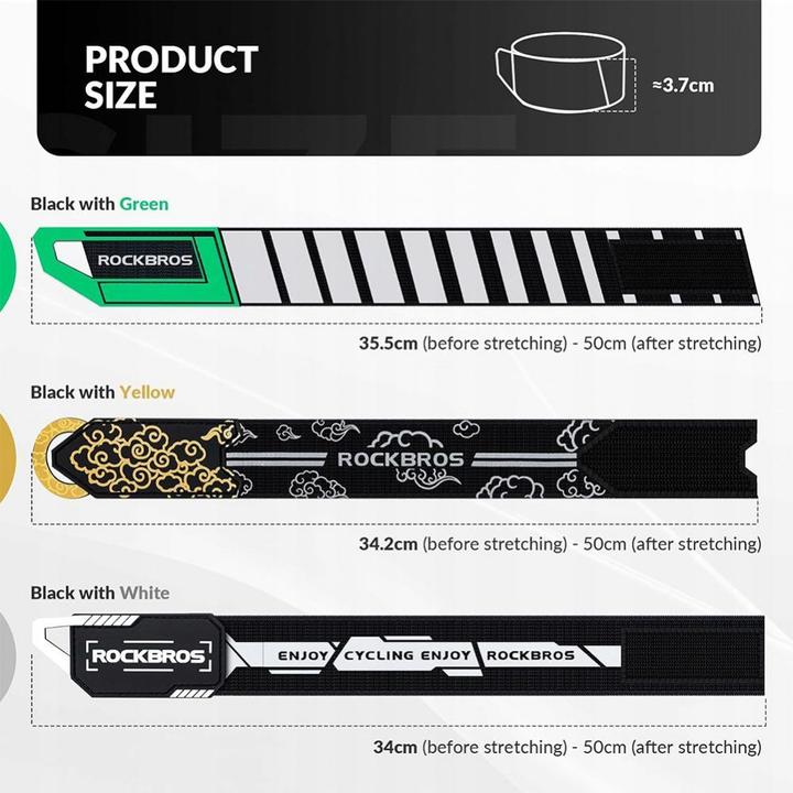 Immagine prodotto Rockbros nastro riflettente 49210008001 - verde