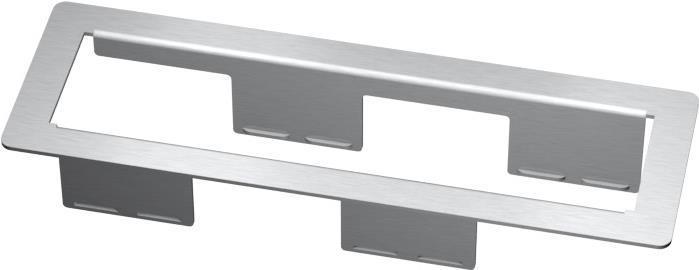 CablePort frame 4-fach - Alu eloxiert