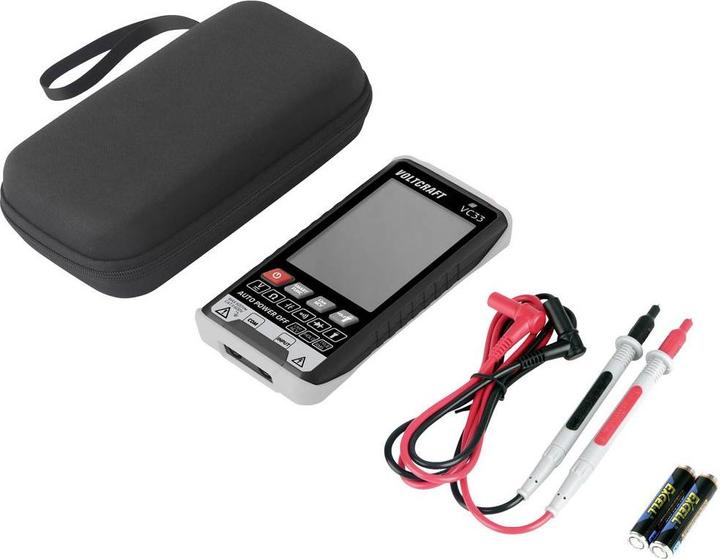 Immagine prodotto Voltcraft VC33 Multimetro portatile calibrato (ISO) digitale Display (conteggi): 5999 (CAT III 600V)
