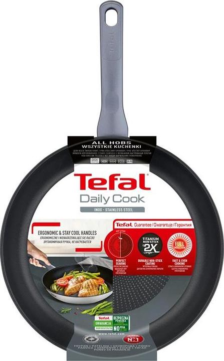 Produktbild Tefal Daily Cook G7300655 (28 cm, Pfannenset + Topfset, Edelstahl)