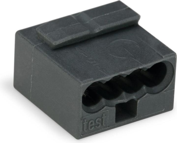 Produktbild Wago Steckklemme Micro-Wago 4-fach schwarz