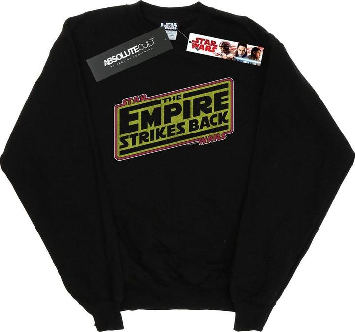Actual product image Star Wars Womens/Ladies The Empire Strikes Back Logo Sweatshirt (S)