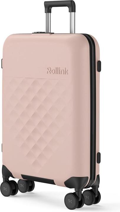Immagine prodotto Rollink Valigia / trolley / valigia da viaggio Harde - Vega 360 - 76 cm - Rosa (105 l, L (90 - 115l))