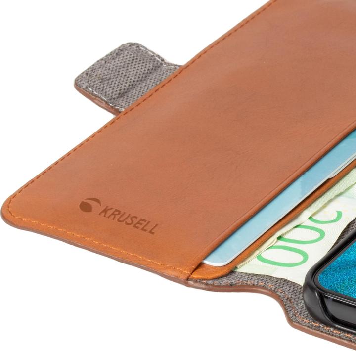 Immagine prodotto Krusell Portafoglio in pelle Samsung Galaxy S22+ cognac (62468) (Samsung Galaxy S22+)