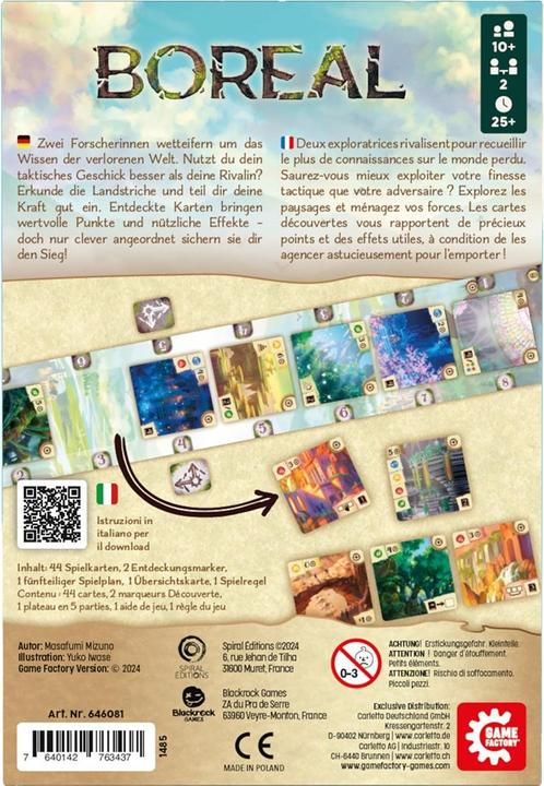 Immagine prodotto Game Factory Boreale (mult) (MQ6) (Francese, Italiano, Tedesco)