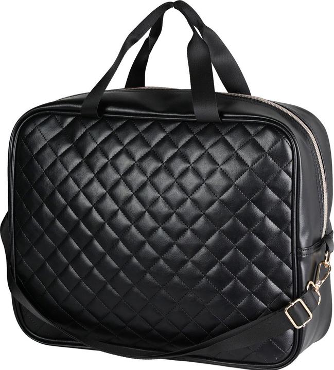 Image du produit ProWorld Sac de voyage, sac à valise, matelassé, noir, 34 x 12 x 27 cm