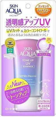 Actual product image Rohto Pharmaceutical Skin Aqua Tone Up (Suntan cream, SPF 50+, 80 g)