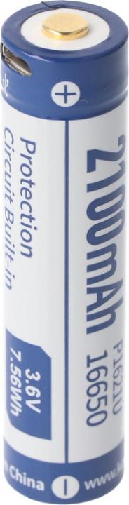 Immagine prodotto Keeppower Batteria 16650 protetta da PCB con ricarica USB P1621U (2100 mAh)