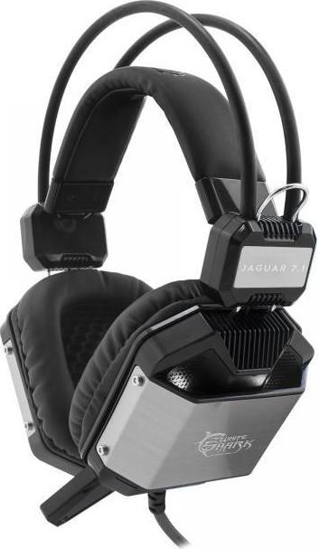 Produktbild White Shark Headset GH-1646 Jaguar-7.1 Schwarz/Silber (Kabelgebunden)