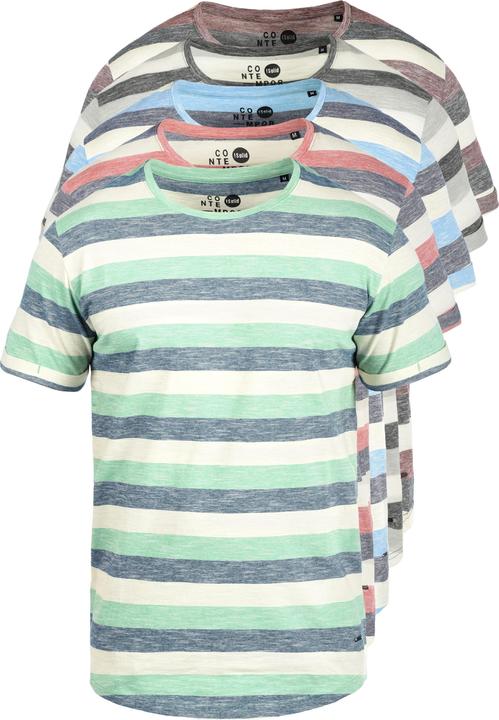 Immagine prodotto Solid Thicco Maglietta A Maniche Corte T-Shirt Con Stampa Da Uomo Con Girocollo In Cotone 100% (M)