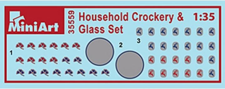 Produktbild Mini art Household Crockery & Glass Set