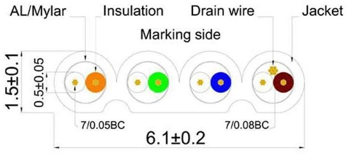 Productafbeelding Wirewin Netwerkkabel (STP, CAT6, 2 m)