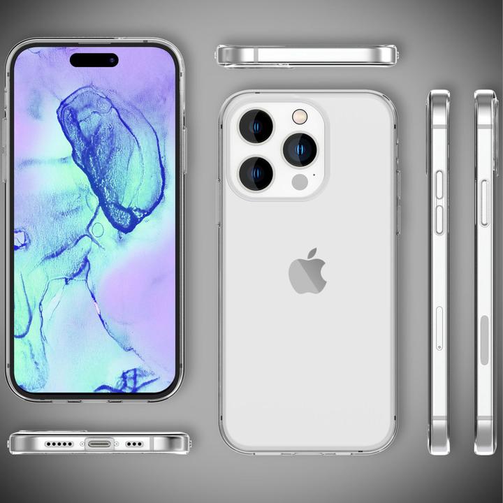 Actual product image Nalia Clear 360 degree cover (Apple iPhone 15 Pro)