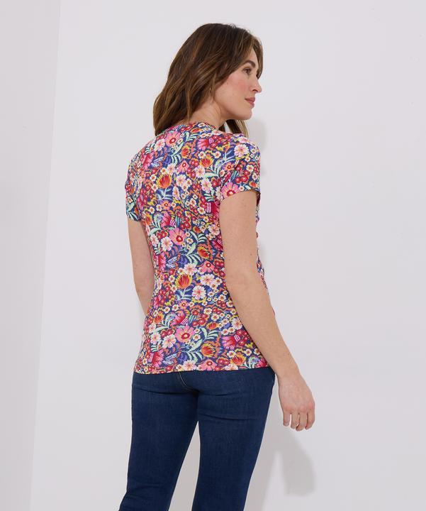 Produktbild Joe Browns Bright Floral Knotted Twist Front Jersey Top (8)